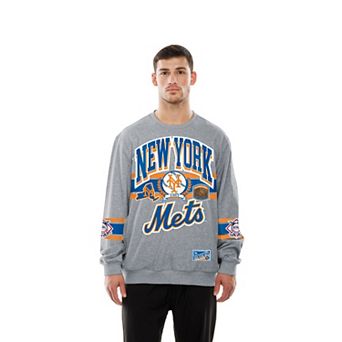 Men's New Era Gray New York Mets Sport Classics Sweatshirt