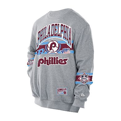 Men's New Era Gray Philadelphia Phillies Sport Classics Sweatshirt