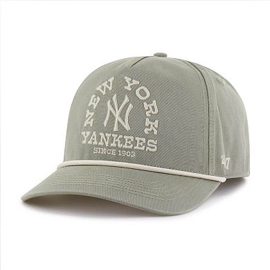 Men's '47 Olive New York Yankees Canyon Ranchero Hitch Adjustable Hat