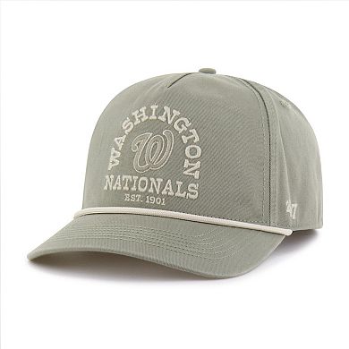 Men's '47 Olive Washington Nationals Canyon Ranchero Hitch Adjustable Hat
