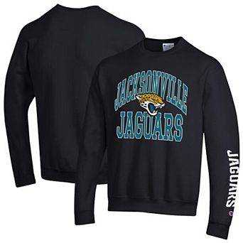 Men's Champion Black Jacksonville Jaguars Powerblend Fleece Sweatshirt