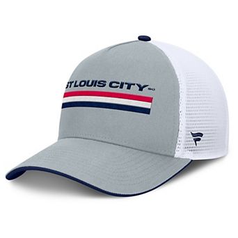 Men's Fanatics Gray St. Louis CITY SC Knuckle Trucker Adjustable Hat