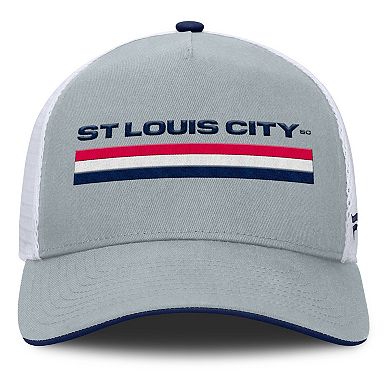 Men's Fanatics Gray St. Louis CITY SC Knuckle Trucker Adjustable Hat