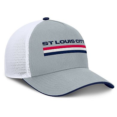 Men's Fanatics Gray St. Louis CITY SC Knuckle Trucker Adjustable Hat