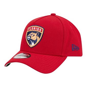 Youth New Era Red Florida Panthers 9FORTY A-Frame Adjustable Hat