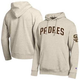 Men's Champion Oatmeal San Diego Padres All Star Chenille Hoodie