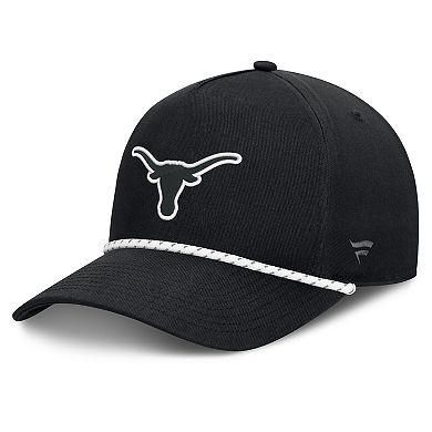 Men's Fanatics Black Texas Longhorns Undertone Rope Adjustable Hat