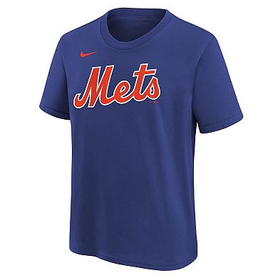 Youth Nike Bo Bichette Royal New York Mets Name & Number T-Shirt
