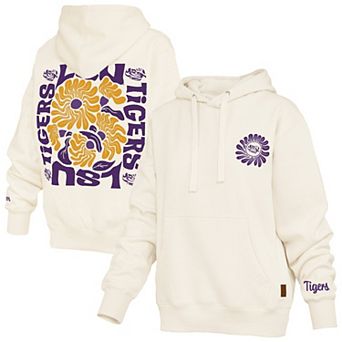 Women's Pressbox Cream LSU Tigers Elena Janise Hoodie