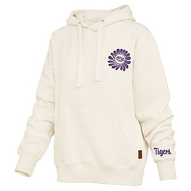 Women's Pressbox Cream LSU Tigers Elena Janise Hoodie