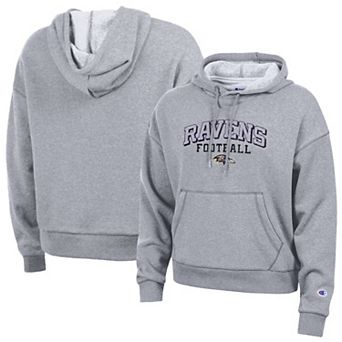 Women's Champion Gray Baltimore Ravens Triumph Tri-Blend Hoodie