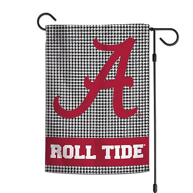 WinCraft Alabama Crimson Tide 12" x 18" Houndstooth Double-Sided Garden Flag