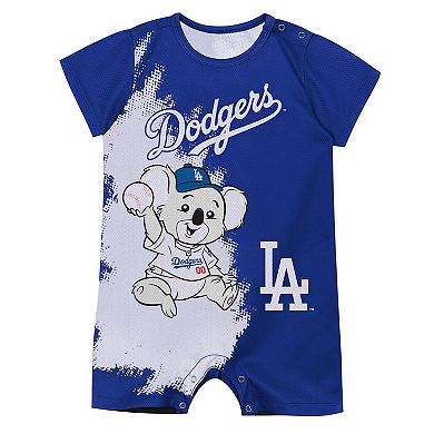 Newborn Outerstuff Royal Los Angeles Dodgers Baby Mascot Bodysuit