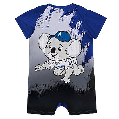 Newborn Outerstuff Royal Los Angeles Dodgers Baby Mascot Bodysuit