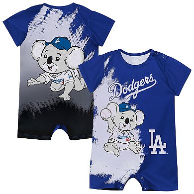 Newborn Outerstuff Royal Los Angeles Dodgers Baby Mascot Bodysuit