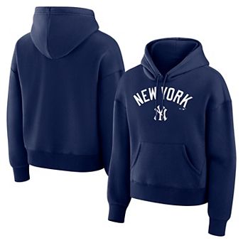 Women's Fanatics Navy New York Yankees Lockup Legacy Fleece Hoodie