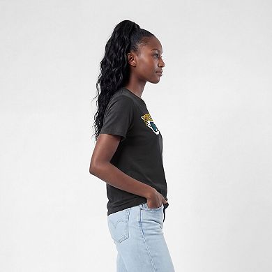 Women's Champion Black Jacksonville Jaguars Logo T-Shirt