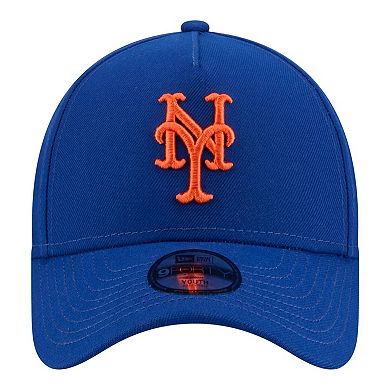 Youth New Era Royal New York Mets 9FORTY A-Frame Adjustable Hat