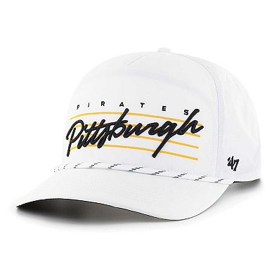 Men's '47 White Pittsburgh Pirates 2023 City Connect Downburst Hitch Snapback Hat