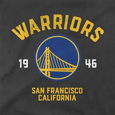 Unisex Stadium Essentials Black Golden State Warriors Get Back Vintage T-Shirt