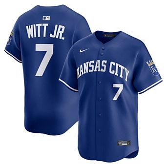 Men's Nike Bobby Witt Jr. Royal Kansas City Royals Alternate 2 Limited Player Jersey
