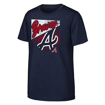 Youth Outerstuff Navy Atlanta Braves Prime Plate T-Shirt