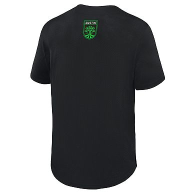 Men's Fanatics Black Austin FC Maximum Intensity Button-Up Jersey