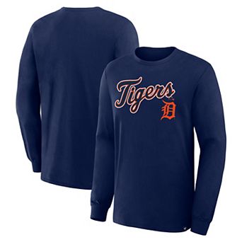 Men's Fanatics Navy Detroit Tigers Lock-Up Legacy Long Sleeve T-Shirt