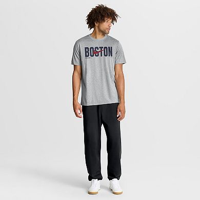 Men's Nike Heather Gray Boston Red Sox Swoosh Legend Dri-FIT T-Shirt