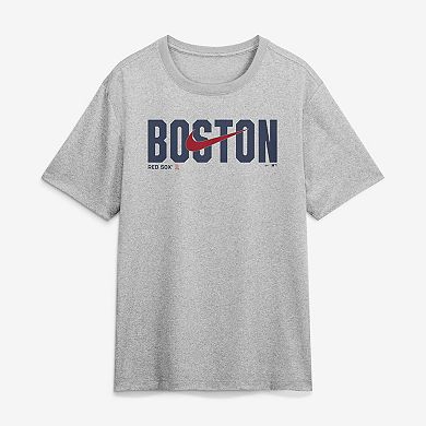 Men's Nike Heather Gray Boston Red Sox Swoosh Legend Dri-FIT T-Shirt