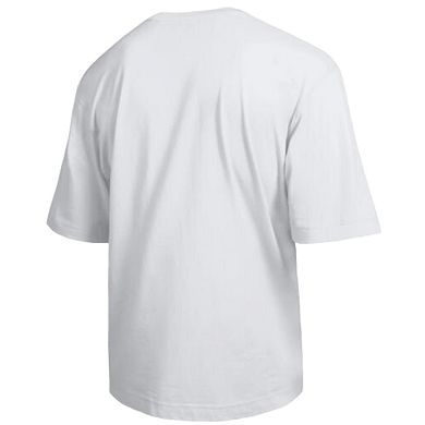 Men's Champion White Los Angeles Dodgers All Star Arched Chenille Wordmark T-Shirt