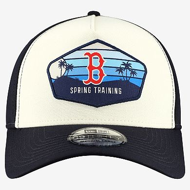 Men's New Era Stone Boston Red Sox 2026 Spring Training Fan Pack Gradient 39THIRTY Flex Hat