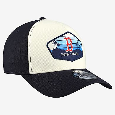 Men's New Era Stone Boston Red Sox 2026 Spring Training Fan Pack Gradient 39THIRTY Flex Hat