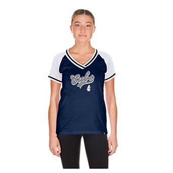 Women's New Era Navy Chicago Cubs Gameday V-Neck T-Shirt