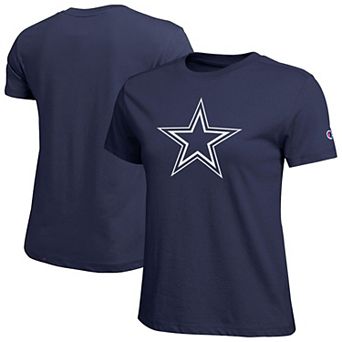 Women's Champion Navy Dallas Cowboys Logo T-Shirt