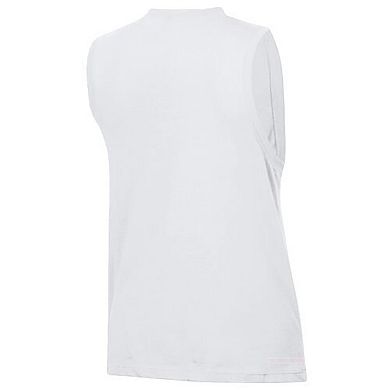 Women's Champion White Dallas Cowboys Muscle Tank Top