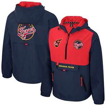 Unisex Stadium Essentials Navy/Red Indiana Fever Legends Challenger Quarter-Zip Jacket