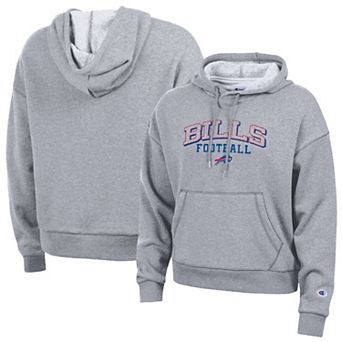 Women's Champion Gray Buffalo Bills Triumph Tri-Blend Hoodie