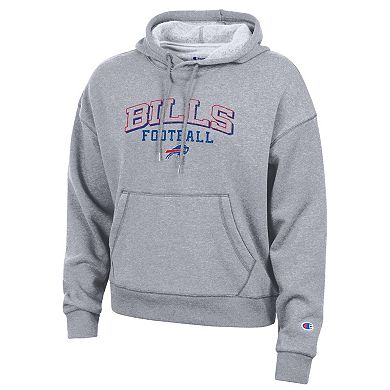 Women's Champion Gray Buffalo Bills Triumph Tri-Blend Hoodie