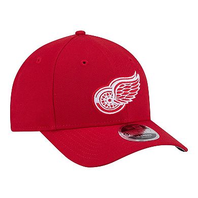Men's New Era Red Detroit Red Wings 9FORTY M-Crown Adjustable Hat