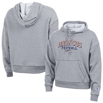 Women's Champion Gray Denver Broncos Triumph Tri-Blend Hoodie