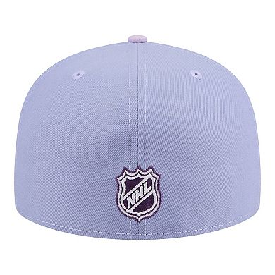 Men's New Era Light Purple/Purple Toronto Maple Leafs Lavender Bloom 59FIFTY Fitted Hat