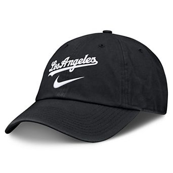 Men's Nike Black Los Angeles Dodgers Primetime Club Adjustable Hat