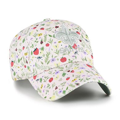 Women's '47 Light Pink New Orleans Saints Posey Clean Up Adjustable Hat