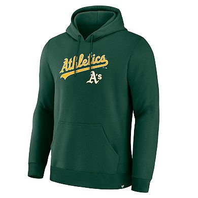 Men's Fanatics Green Athletics Lock-Up Legacy Hoodie
