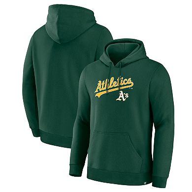 Men's Fanatics Green Athletics Lock-Up Legacy Hoodie
