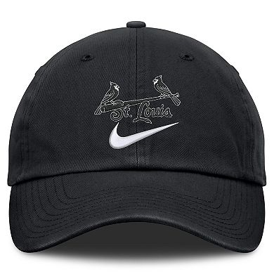 Men's Nike Black St. Louis Cardinals Primetime Club Adjustable Hat