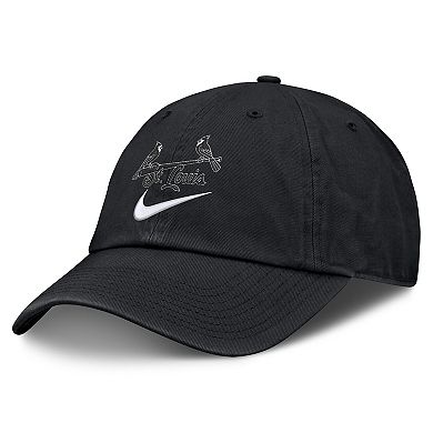 Men's Nike Black St. Louis Cardinals Primetime Club Adjustable Hat
