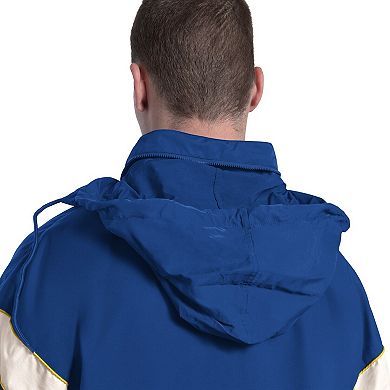 Men's Starter Royal Golden State Warriors The Gust Full-Zip Hooded Jacket