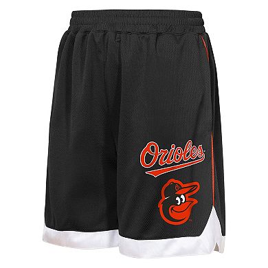 Youth Outerstuff Black Baltimore Orioles Big League All Star Fashion Shorts